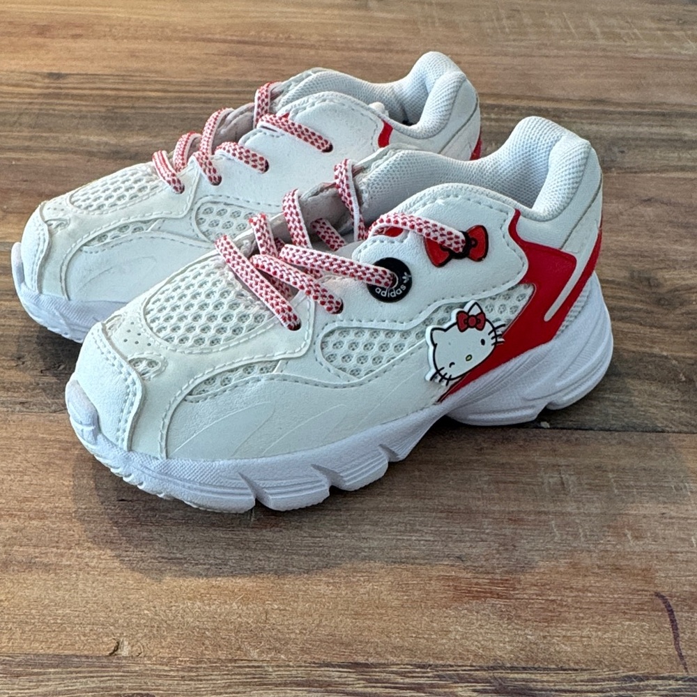 Adidas x Hello Kitty Kids Sneakers - White and Red